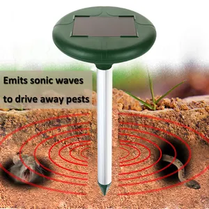 Güneş ses kontrolü Sonic Mole caydırıcı sivri yılan Vole golawn kovucu groundlawn caydırıcı titreşim bahis çim Yard için