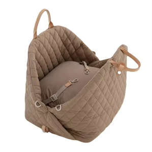 छोटे पोर्टेबल बड़ी क्षमता लुभावनी नायलॉन पालतू कैरियर यात्रा बैग के लिए क्लिप-ऑन लीश के साथ छोटी पोर्टेबल बड़ी क्षमता लुभावनी नायलॉन पालतू - Product Image 3