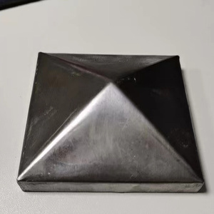 Copertura Decorativa <span class=keywords><strong>in</strong></span> Metallo per Pali Rettangolari, Tappo Quadrato per Pilastri, Copertura per Tubi di Recinzione Pressati - Product Image 5