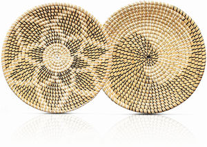 Decorazioni per la <span class=keywords><strong>Casa</strong></span> in Stile Bali, Arte Murale, Set in Rattan, Macramè, Arte di Lusso, Stile Boho, Tessuto in Ottone, Glamour - Product Image 3