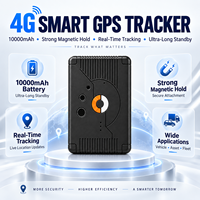 Traceur GPS magnétique 4G 10000 mAh à longue autonomie pour la gestion de flotte de véhicules et d'actifs, dispositif de suivi de localisation en temps réel