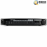 Amplificateur de puissance pour sonorisation publique à deux zones 80W 120W 180W Sortie 110V avec entrées USB, Bluetooth, micro et lecteur multimédia