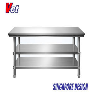 VICTORY 3-Floor Stainless Steel <b>Worktable</b> Made in China Catering Equipment for Hotels & Restaurants - Product Image 6