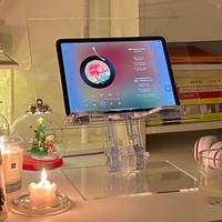 Support de Lecture en Acrylique pour Expositions et Événements, Réglable en Hauteur, Design Extensible, Présentoir de Bureau pour Livres