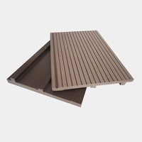 Panneau mural extérieur en WPC imperméable de qualité supérieure et revêtement mural, épaisseur 18,5 mm, garantie 5 ans, design européen moderne