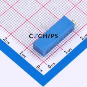 Resistencia Ajustable/Potenciómetro 3006P-103-LF, Componente de Orificio Pasante (THT)-3P, Resistencia de 6.5x4.9mm, 10kOhm, 10%, 750mW, 250ppm ℃ - Product Image 1