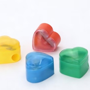Sacapuntas de Corazón para Niños Escolares, de Plástico, Compacto, Pequeño, Económico, de Buena Calidad y Duradero, con Color y Logotipo Personalizados - Product Image 6