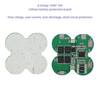 Placa de Protección BMS 4S 20A 10A 15A 14.8V para Baterías de Litio Li-ion 18650, Cargador PCB BMS para Robot Aspirador