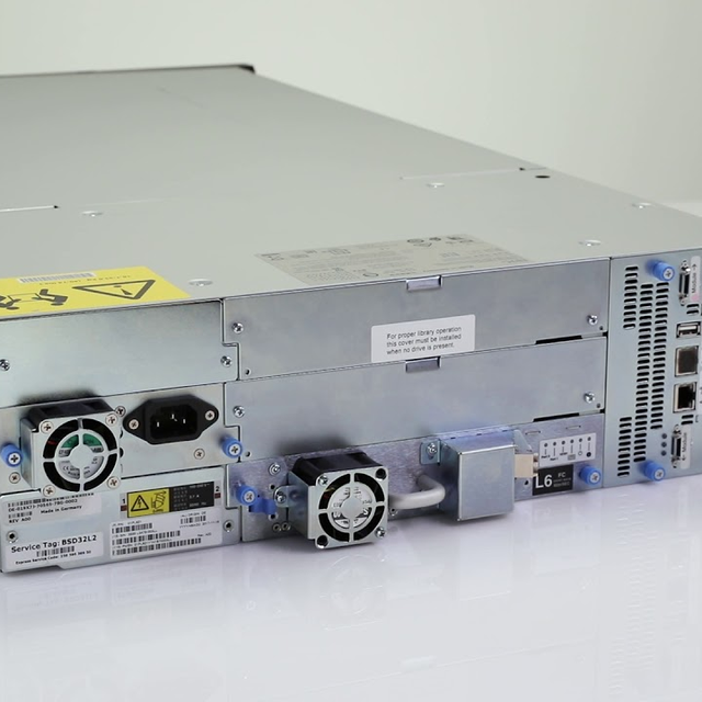 PowerVault Backup and Recovery Dells E MC 3U ML3 ML3E USB Tape Library with LTO6-LTO9