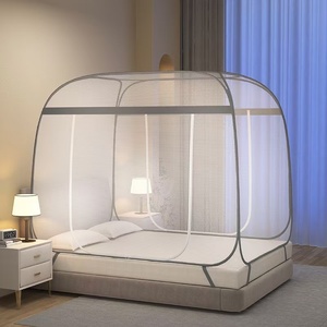 Hermosa Mosquitera grande de lujo cama de red plegable tienda redonda portátil plegable Pop Up mosquitera <span class=keywords><strong>para</strong></span> cama - Product Image 4