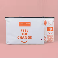Sacs d'emballage pour vêtements Unione avec logo personnalisé imprimé, réutilisables, en plastique, avec fermeture éclair, refermables, mats et givrés