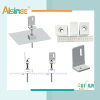Crochets de fixation solaire en L pour panneaux solaires, pour toitures en tuiles étanches et toitures métalliques, en aluminium, support de montage solaire |   Art Sign