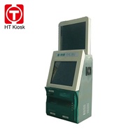Layar Monitor sentuh 19 inci terpasang di dinding mesin pembayaran tagihan Terminal layanan mandiri kios untuk peralatan layanan telekomunikasi