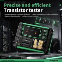 Comprobador de Transistores Portátil LCR-AR1, Medidor LCR, Prueba Automática de MOSFET, Diodos, Resistencias, Condensadores, Inductores, Comprobador de Componentes Electrónicos