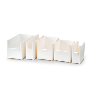 5PC plastic label shelf storage bin box drawer organizer for kitchen and file