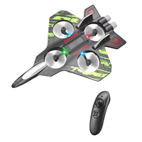 Vente en Gros Jouet Volant pour Débutants, Avion Jet LED Drone Auto-Stationnaire Style Chasseur pour Enfants et Adultes en Mousse Planeur