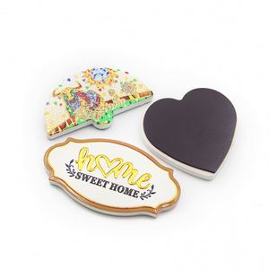 Decoración del Hogar, Curazao, Bahamas, Pegatinas Personalizadas para Refrigerador, Estampado Dorado, Recuerdos en Relieve, Imán de Cerámica para Refrigerador - Product Image 1