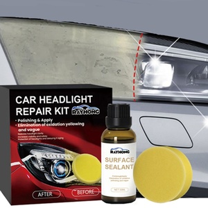 Rayhong Xe Sửa Chữa Đèn Pha Kit Haze Vàng Scratch Loại Bỏ Độ Sáng Cải Thiện Đèn Pha Đánh Bóng Bề Mặt Sealant Miếng Bọt Biển Bộ - Product Image 1