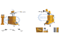 Mesin Otomatis Lini Semprot Cat Robot 6 Axis, Menggantikan Manipulator Transfer Manual Bermotor untuk Pengelasan Konstruksi