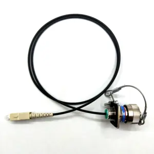 Connecteurs circulaires standard de la série ZLTC D38999 1 assemblage de câble à fibre optique de prise de noyaux