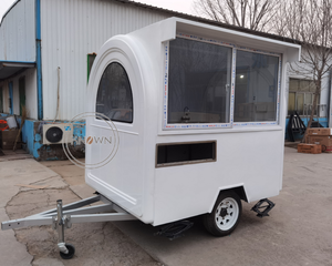 Carrito de Comida Rápida, Mini Carrito de Helados y Hot Dogs, Remolque de Venta de Bebidas, Camión de Comida Rápida, Carrito Personalizado - Product Image 1