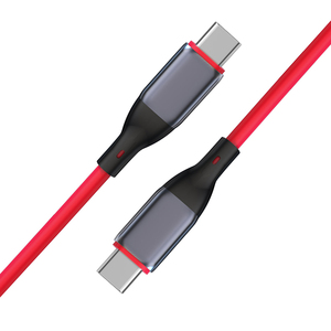 Câble USB Type C de charge rapide PD 60W, <span class=keywords><strong>coque</strong></span> en aluminium, silicone ultra souple, <span class=keywords><strong>cordon</strong></span> de charge de données USB-C - Product Image 1