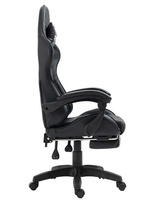 Fauteuil de jeu moderne Silla Gamer Office Racing avec repose-pieds Prix DDP bon marché Diamant cool couture RVB cuir noir zéro gravité