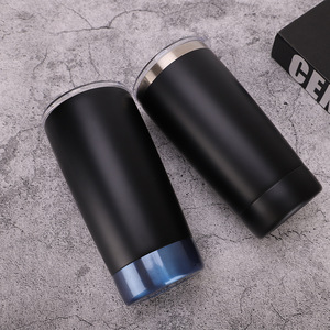 Stainless Steel Tumbler 20oz <b>Double</b> <b>Walled</b> Vacuum Insulated Travel <b>Mug</b> Straight Cup With Lid For Outdoor Use - Product Image 2