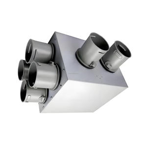 Kunden spezifischer Luft verteiler kasten, Eins-zu-Sechs-Luft verteiler mit schall isolierender Baumwolle, Zubehör für kommerzielle Frischluft systeme - Product Image 4