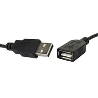 Cable de extensión USB 2.0 de alta velocidad de 4 núcleos, macho a hembra, para carga y transferencia de datos, 140 cm