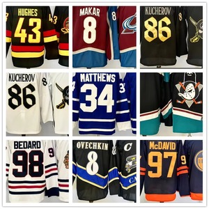 Maillots de hockey sur glace personnalisables OEM – Vente chaude – Conception d'uniformes d'équipe vierges – Service de broderie de logo – Impression numérique 100 % polyester - Product Image 3