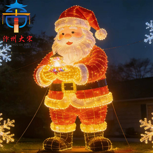 Weihnachten, großflächige Weihnachtsmann-Laternen, Laternenshows im Freien, festliche Laternen und Feierlichkeiten - Product Image 3
