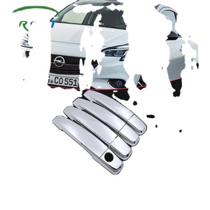 สำหรับ Opel <span class=keywords><strong>Corsa</strong></span> <span class=keywords><strong>E</strong></span> Vauxhall OPC VXR 2015 2016 2017 <span class=keywords><strong>2018</strong></span>ฝาครอบมือจับ Chrome Trim จับชุดรถจัดแต่งทรงผมสติกเกอร์อุปกรณ์เสริม - Product Image 1