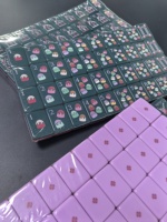 Set Mahjong Natal Ubin Mahjong Amerika dengan Alas Bermain Desain Liburan Pink Grosir Langsung dari Pabrik Hadiah Malam Permainan Keluarga