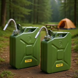 Bidón de Combustible Portátil Vevor de 20L, Acero Inoxidable, Boquilla Flexible, para Autos y Camping - Product Image 2