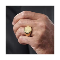 Boussole géométrique Chevalière Anneaux Nordic Simple Star Constellations Anneau Acier inoxydable Étanche Bague pour homme