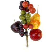 Vente en gros Réaliste Artificielle Mousse Fruits Légumes Fruit Branche Fête De Mariage Maison Fleurs Décoratives Plantes pour l'obtention du diplôme