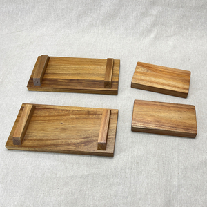 Espositore in legno decorativo espositore all'ingrosso in legno fattoria piedistallo basamento sapone in legno - Product Image 6