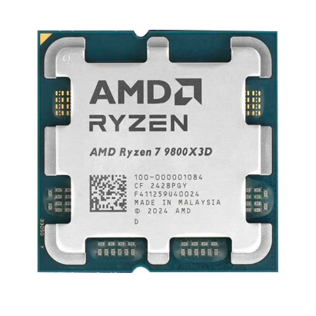 New For AMD R7 9800X3D 4.7GHz Processor 8C/16T 120W Up To 5.2 GHz Socket AM5 stock R7 9700X R9 9900X R9 9950X Without Cooler