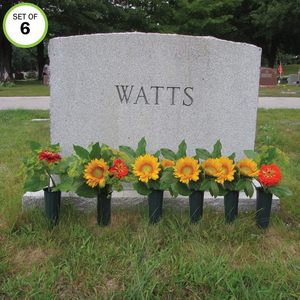 Vases à cône de tombe en plastique à prix d'usine Vases floraux commémoratifs de <span class=keywords><strong>cimetière</strong></span> Vases de <span class=keywords><strong>cimetière</strong></span> en plastique à <span class=keywords><strong>porte</strong></span>-fleurs - Product Image 4