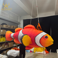 Ballon gonflable classique de poisson de clown de poisson de mer pour la décoration suspendue d'étape de fête d'école