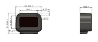 Détecteur infrarouge Benewake Module de capteur de distance laser DToF TF-NOVA LiDAR à point unique miniaturisé pour UAV/Robot Ranging