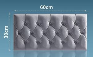 Pegatina de pared autoadhesiva 3D XPE moderna para dormitorio de niños 11mm de espesor, cubierta de bolsa suave anticolisión, tecnología en relieve - Product Image 3