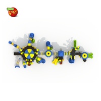 Produits de jeux d'extérieur pour enfants sur le thème de la jungle, avec toboggan, équipement de forêt ludique personnalisé, vente commerciale