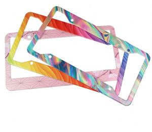 Custom Design Car Accessories 2026 Colorful <b>License</b> Plate <b>Frame</b> for USA - Product Image 1
