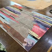 Wholesale Living Room Acrylic Area Rugs Multi Color Dinning Room Home Decoration