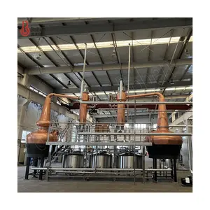 Ethanol Distillery Plant Distillation 500l Whiskey Pot Still Column Distillery Machinery Factory Sale