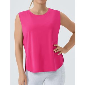 Camiseta sin mangas para mujer, holgada, de algodón, transpirable, para correr - Product Image 2