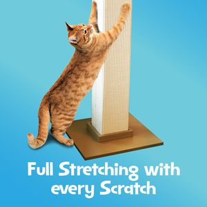 Thiết kế hiện đại lớn gãi bài sisal cuối cùng 32-inch màu be mèo cây <span class=keywords><strong>scraper</strong></span> cho tất cả mèo - Product Image 3