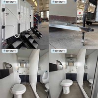 Remolque de Baño Personalizado Wetruth con Equipamiento Completo, Remolque Portátil con Ducha e Inodoro para Eventos y Proyectos al Aire Libre